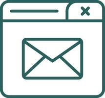 Contact Mail Vector Icon Design