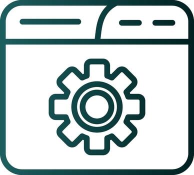 diseño de icono de vector de navegador web