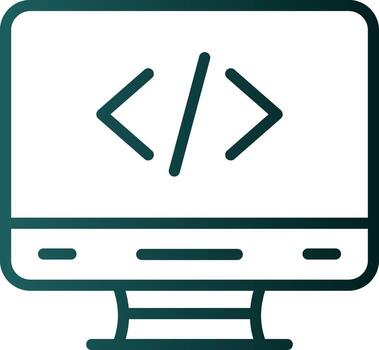 codificación vector icono diseño