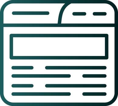 Web Browser Vector Icon Design