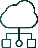 Cloud Computing Vector Icon Design