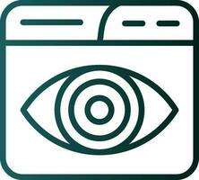 diseño de icono de vector de ojo