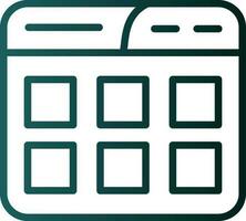 Thumbnails Vector Icon Design