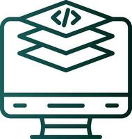 Computer Vector Icon Design