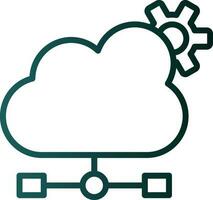 Cloud Computing Vector Icon Design