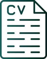 CV Vector Icon Design