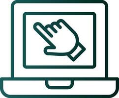 Laptop Vector Icon Design