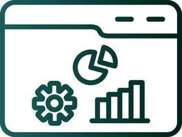 Statistics Vector Icon Design