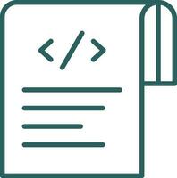Coding Vector Icon Design