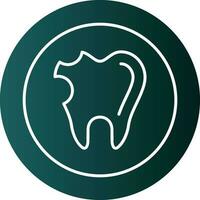 Caries Vector Icon Design