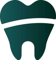 Dental Filling Vector Icon Design