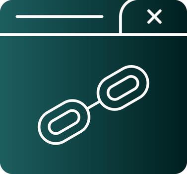 Web Link Vector Icon Design