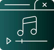 Music Player Vector Icon Design