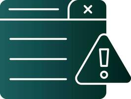 Warning Vector Icon Design