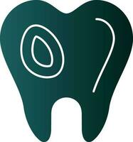 Caries Vector Icon Design