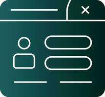 Signup Vector Icon Design