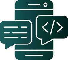 Conversation Vector Icon Design