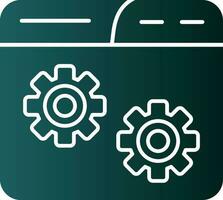 Website Setting Vector Icon Design