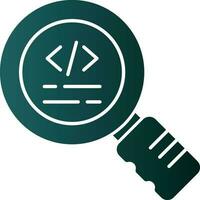Quick Review Code Vector Icon Design