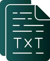 Txt File Vector Icon Design