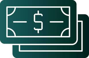 Dollar Note Vector Icon Design