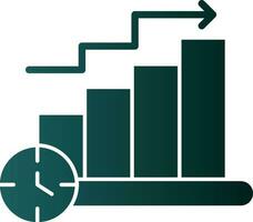 Bar Chart Vector Icon Design