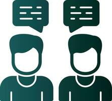 Dialog Vector Icon Design
