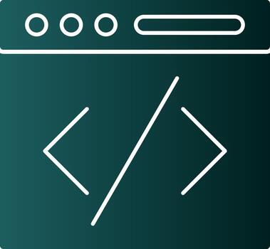 Coding Vector Icon Design