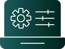 Web Management Vector Icon Design