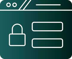 Password Vector Icon Design