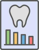 Dental Record Vector Icon Design