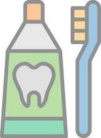Toothbrush Vector Icon Design