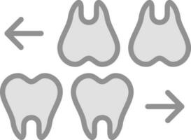 Teeths Vector Icon Design