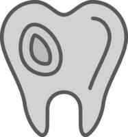 Caries Vector Icon Design