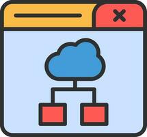 Cloud Computing Vector Icon Design