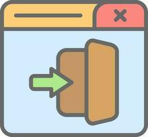 Logout Vector Icon Design