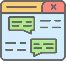 Messaging Vector Icon Design