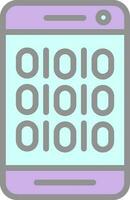 Binary Code Vector Icon Design