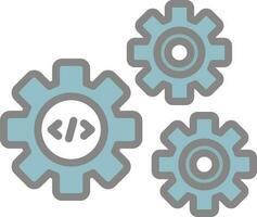 Processing Vector Icon Design