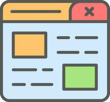 Web Site Vector Icon Design