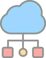 Cloud Computing Vector Icon Design
