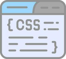Css Coding Vector Icon Design