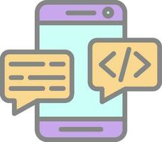 Conversation Vector Icon Design