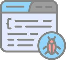 Bug Vector Icon Design