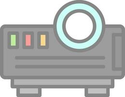 diseño de icono de vector de proyector