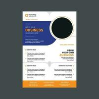 Corporate, Business Flyer, Poster, Leaflet Design Template, Print Ready Format vector