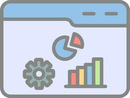 Statistics Vector Icon Design