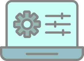 Web Management Vector Icon Design