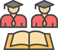 Alumni Vector Icon Design