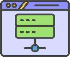 Server Vector Icon Design